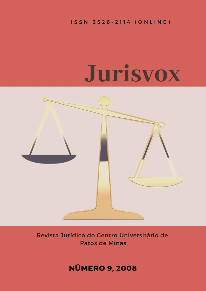 					Visualizar n. 9 (2008): Jurisvox
				