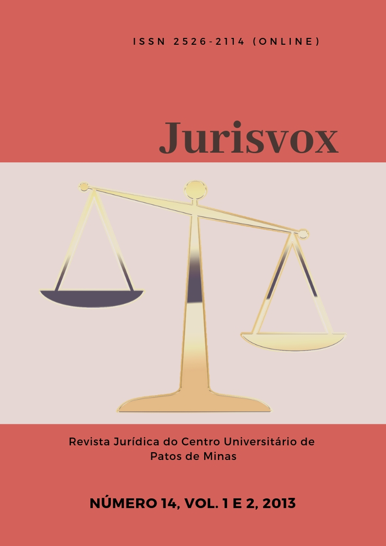 					Visualizar n. 14 (2013): Jurisvox
				